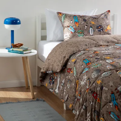 Imagen 2 del producto Plumón Infantil Space Azul 1.5 Plaza