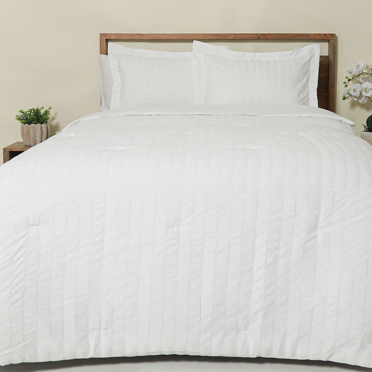 ROBERTA ALLEN - Plumón Textura Lau Blanco Roberta Allen