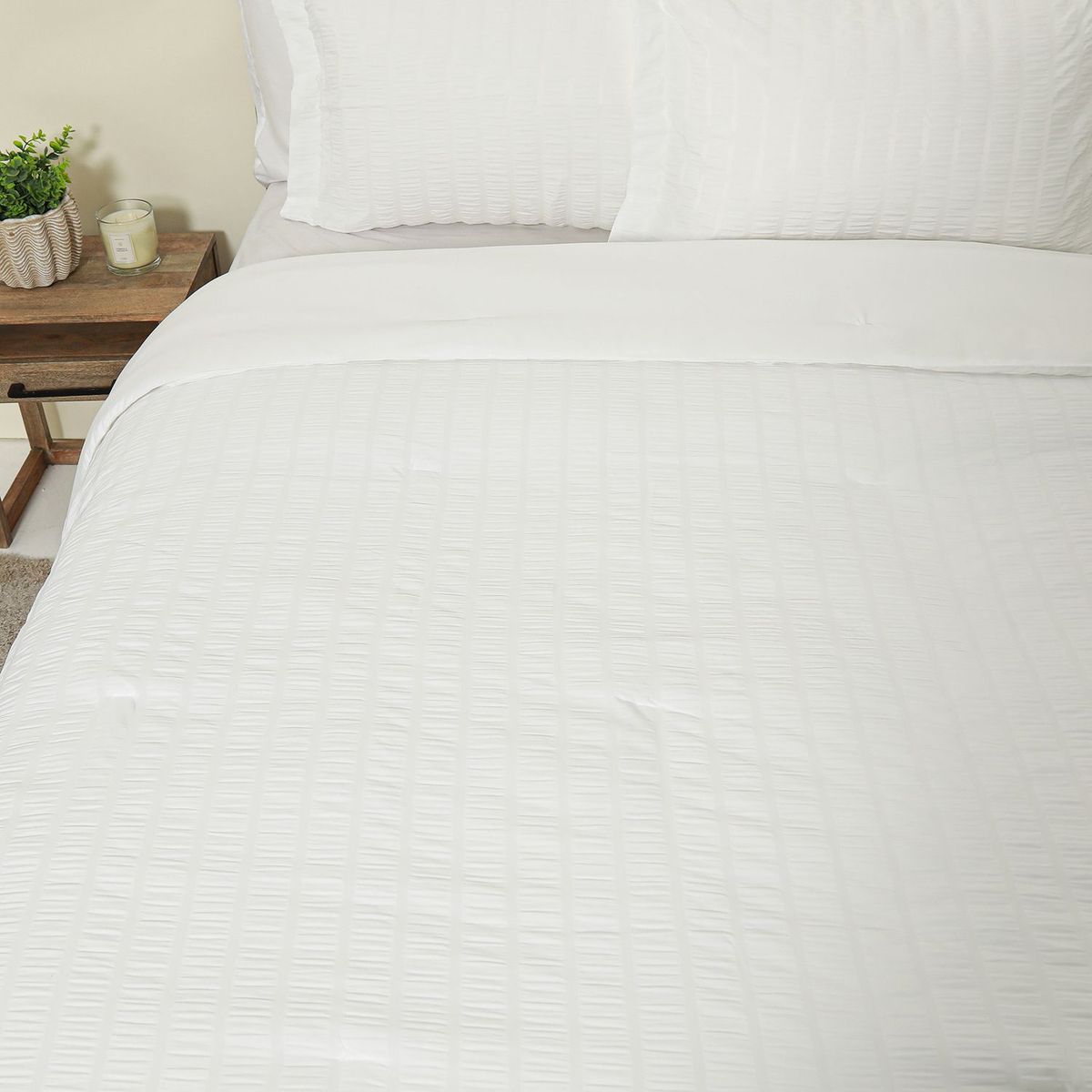 ROBERTA ALLEN - Plumón Textura Lau Blanco Roberta Allen