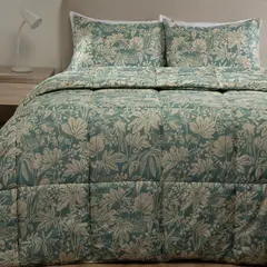MICA - Plumón Estampado Reversible Botanic