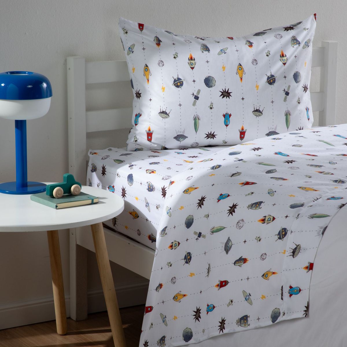 MICA KIDS - Juego De Sábanas Space 1.5 Plaza Mica Kids