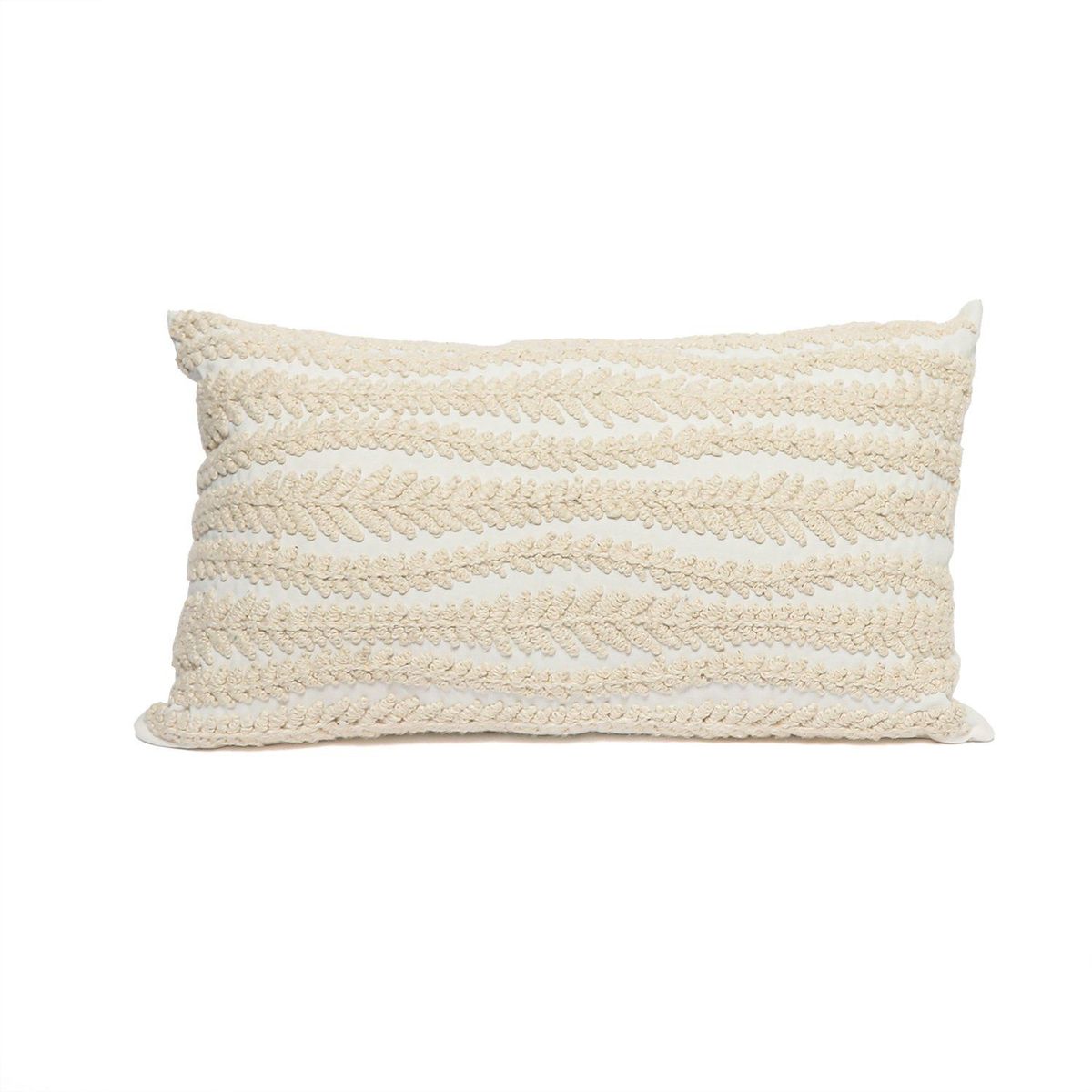 ROBERTA ALLEN - Cojín Veronica Rama Blanco 35cmx60cm Roberta Allen