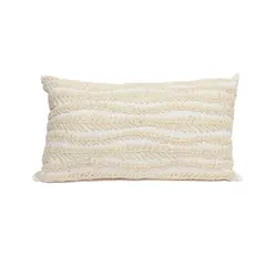 ROBERTA ALLEN - Cojín Veronica Rama Blanco 35cmx60cm