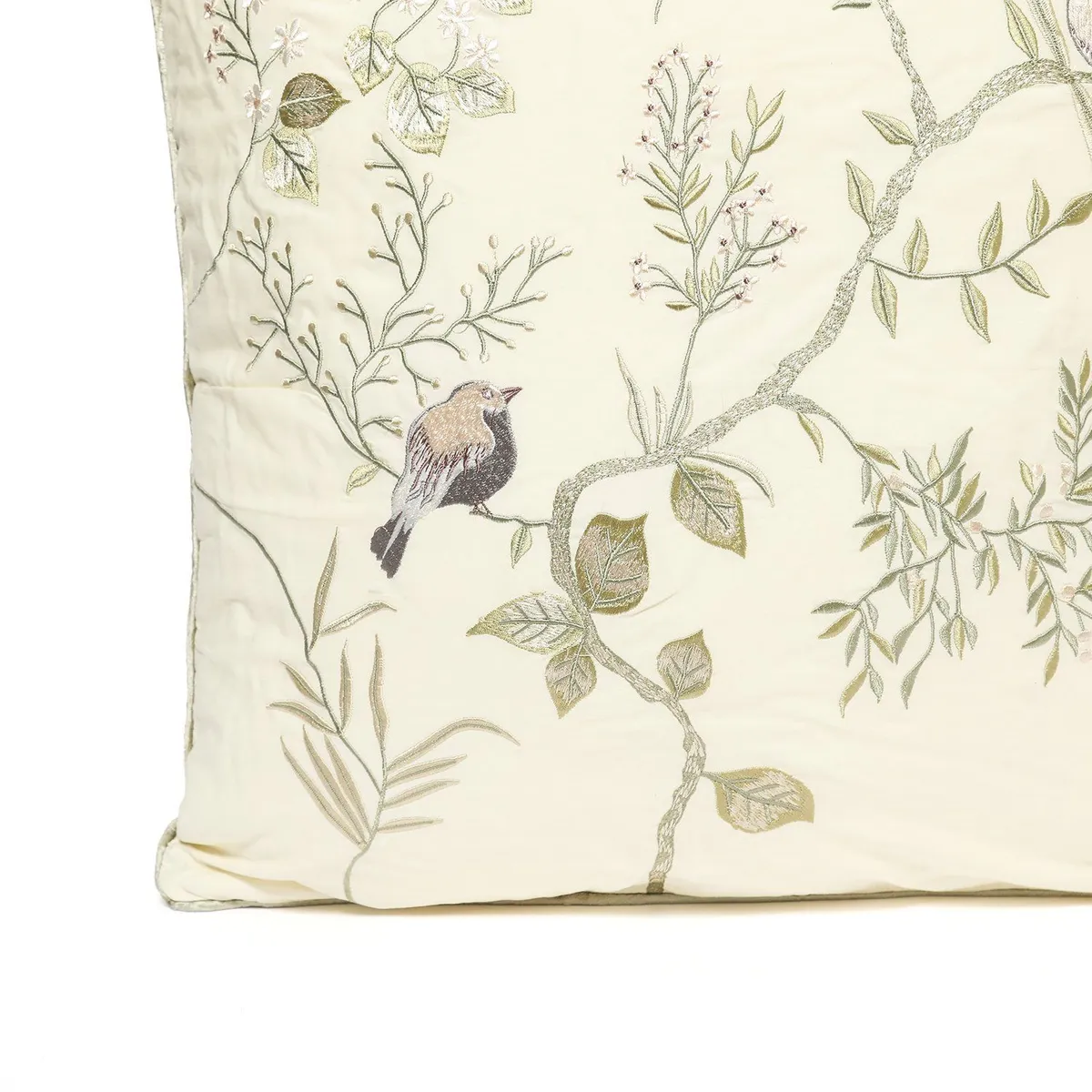 ROBERTA ALLEN - Cojín Ines Bird Blanco 2 Plazas Roberta Allen