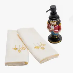 MICA - Set S3 Xmas Nc Blanco 2X40X60 Cm