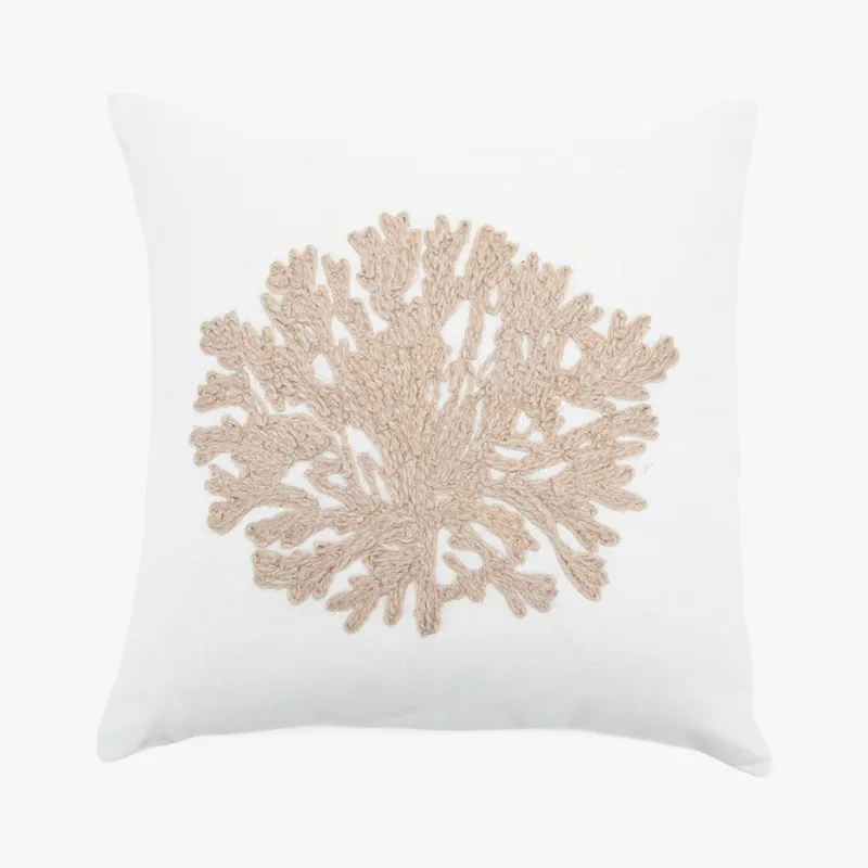 BASEMENT HOME - Cojín Coast Coral Beige 45X45CM 45cmx45cm Roberta Allen