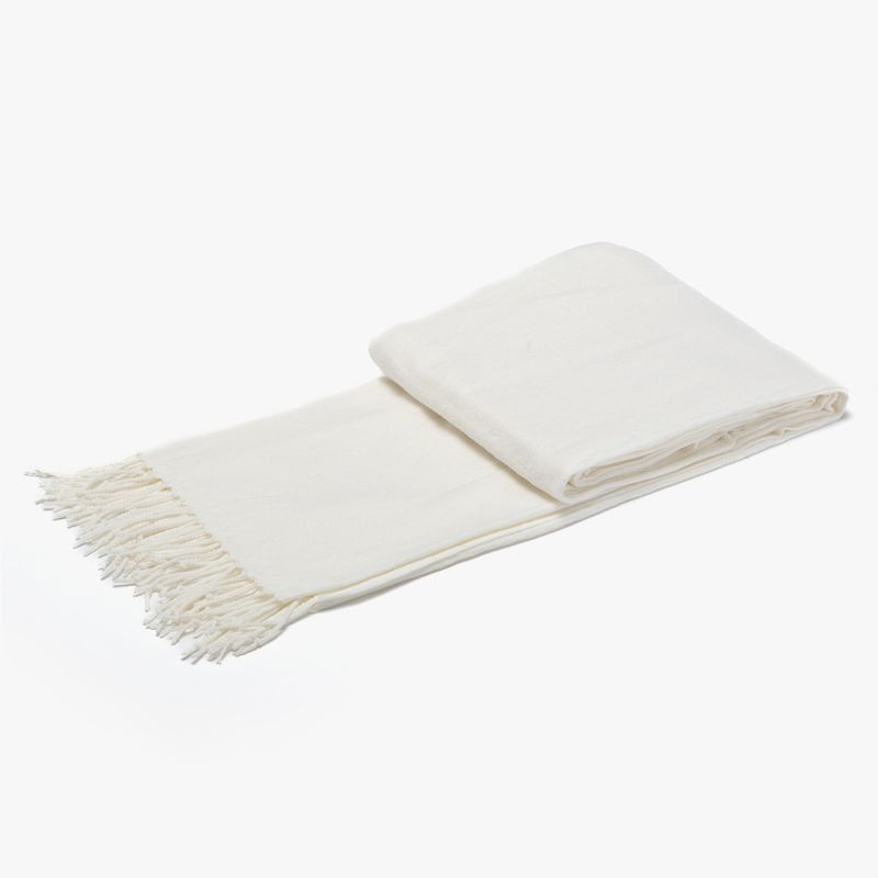 ROBERTA ALLEN - Chal Silky Iv Ivory 140X170 Cm Roberta Allen