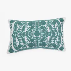 MICA - Cojín Fun Embr Verde 30X50 Cm
