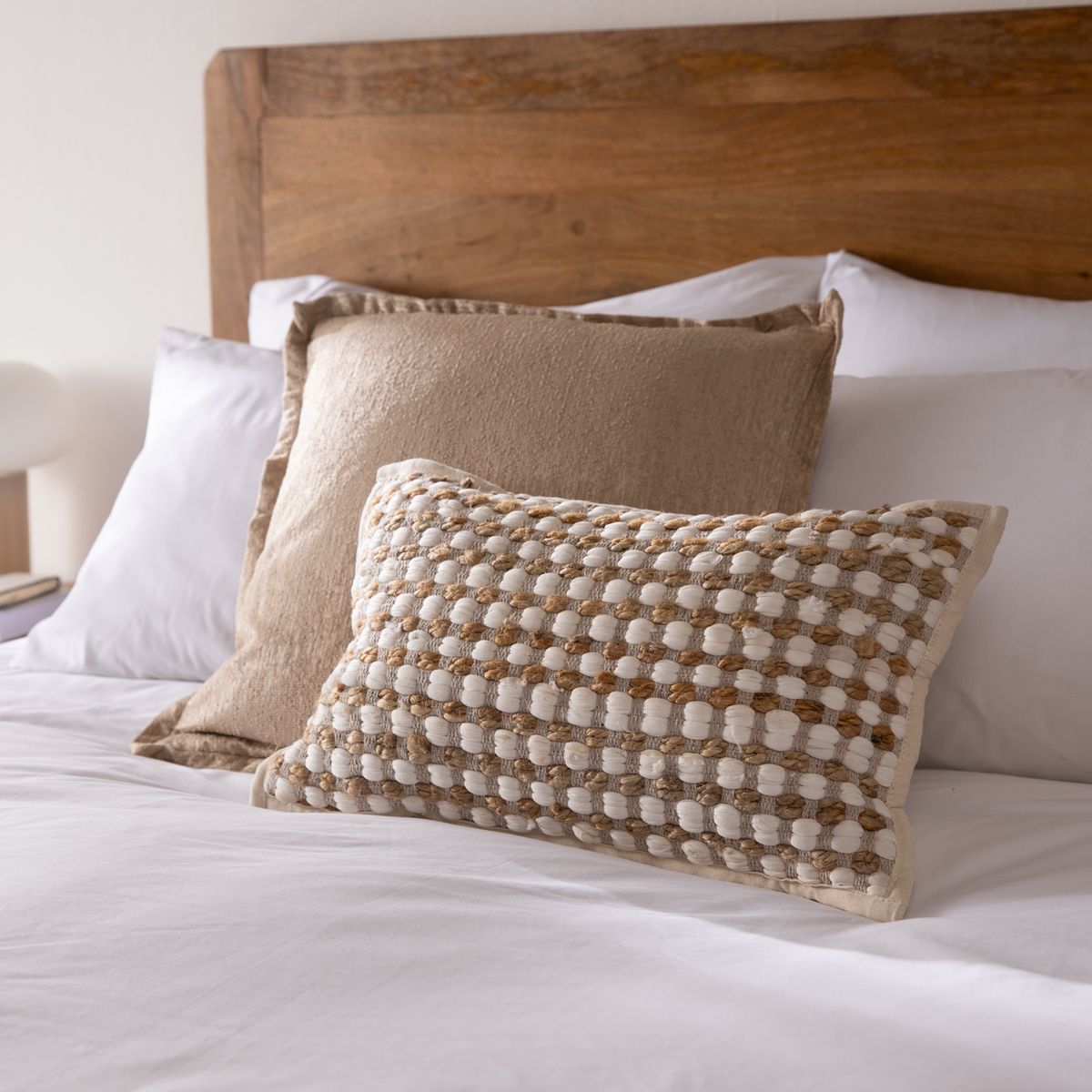 BASEMENT HOME - Cojín Jute Tejido Beige Basement Home