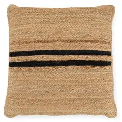 BASEMENT HOME - Cojín Jute Linea Med Beige