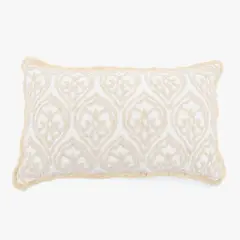 ROBERTA ALLEN - Cojín Veronica Arab Blanco 35cmx60cm