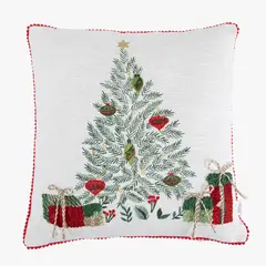 MICA - Cojín Xmas Gifts Blanco 45X45 Cm