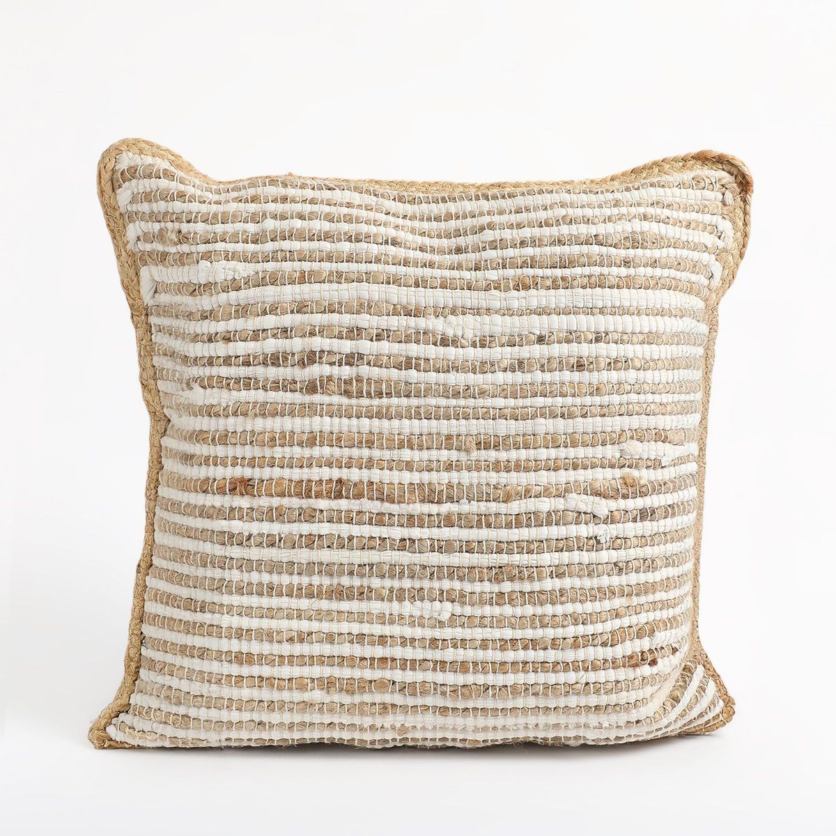 BASEMENT HOME - Cojín Jute Lineas Beige 45X45Cm Basement Home