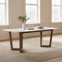 Mesa De Comedor Sofía Cerámica Mármol