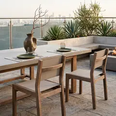 BASEMENT HOME - Par De Silla Laguna Gris