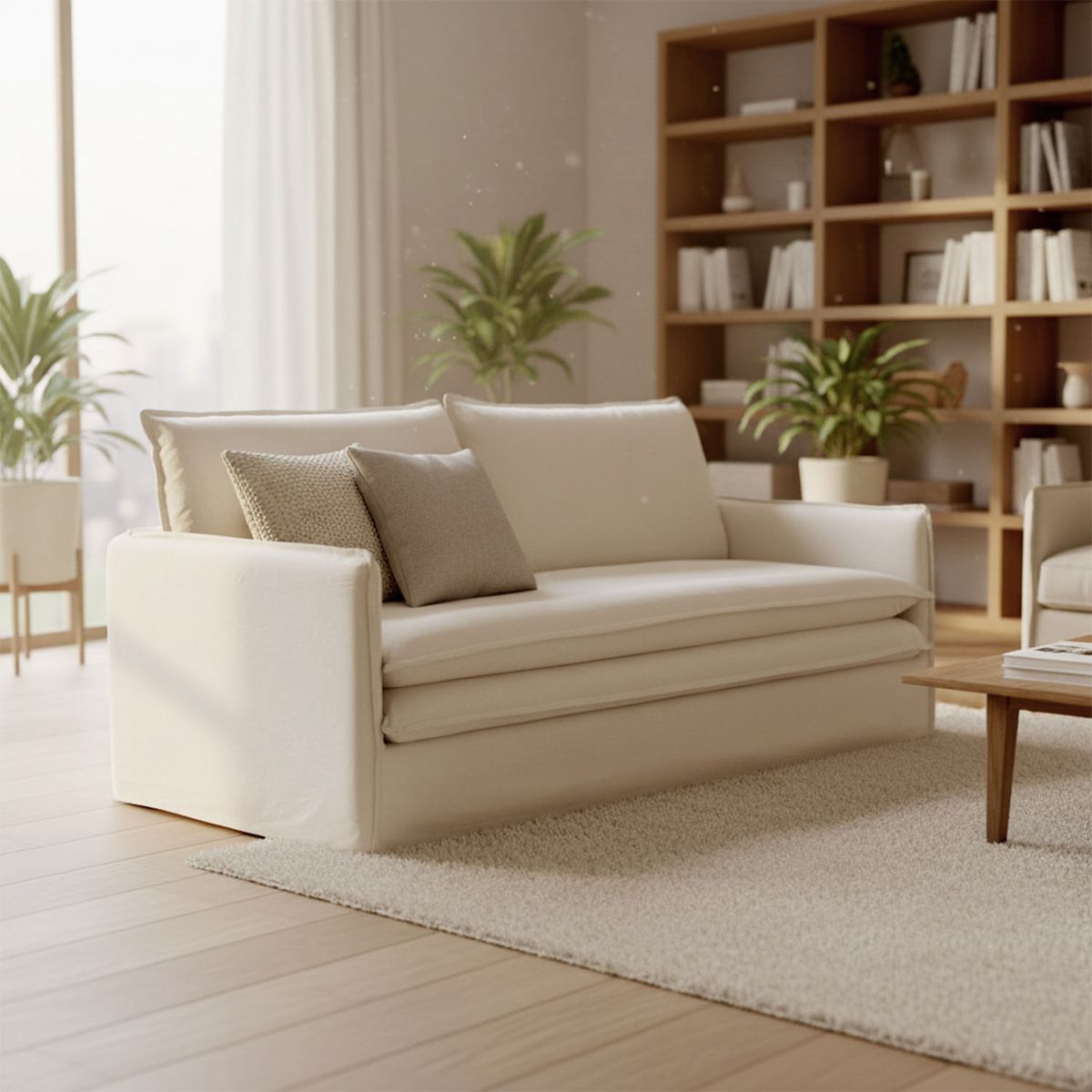 BASEMENT HOME - Sofá 3 Cuerpos pluma Arizona Basement Home