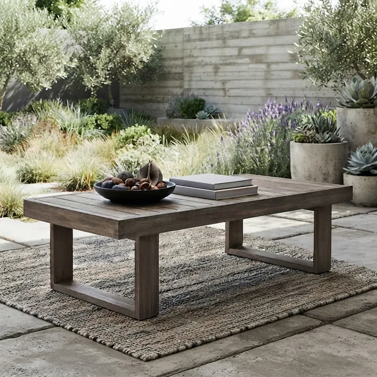 Mesa De Centro Terraza Laguna Gris