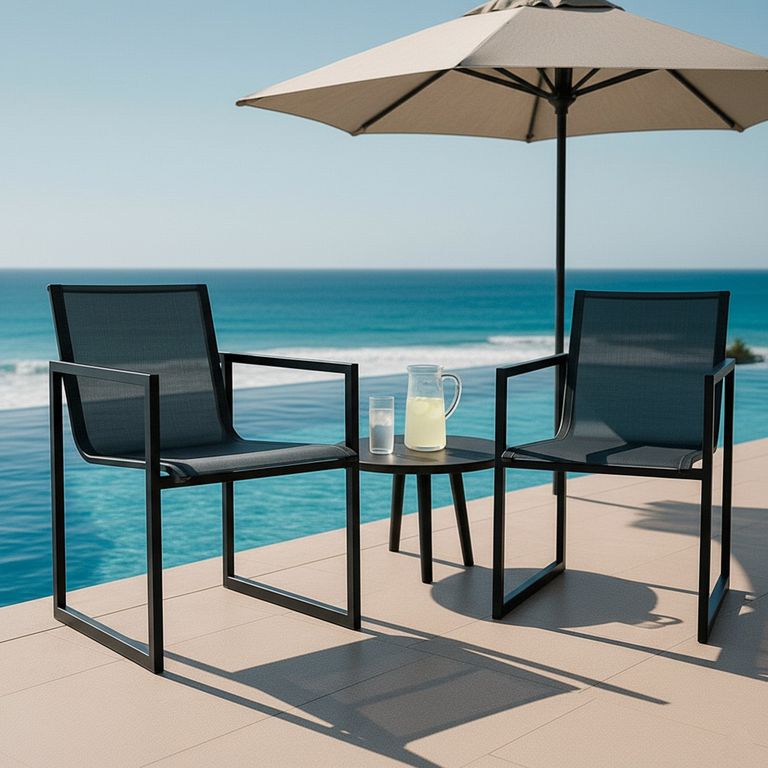 Par De Sillas Comedor De Terraza Mónaco