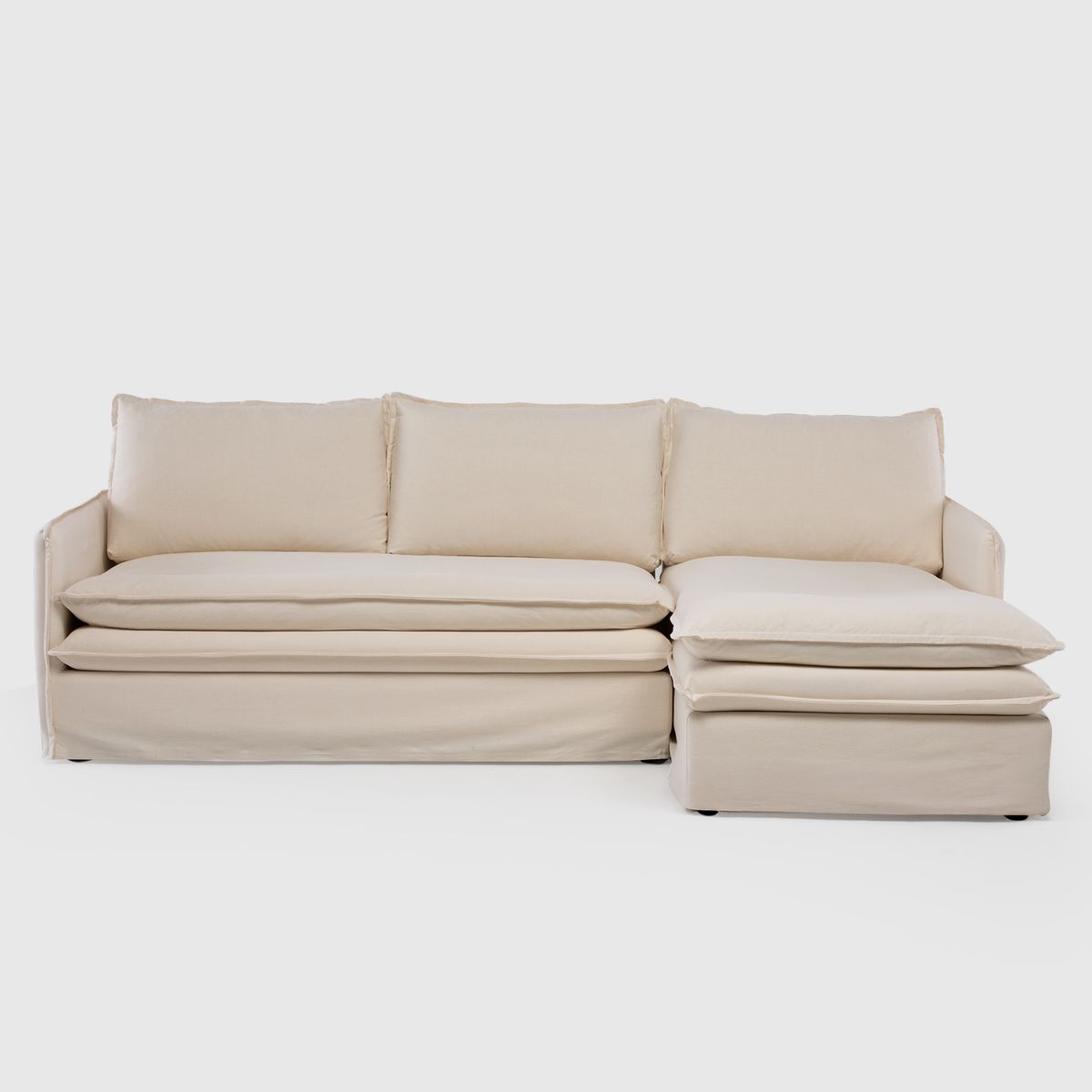 BASEMENT HOME - Sofá Seccional Pluma Arizona Derecho Basement Home