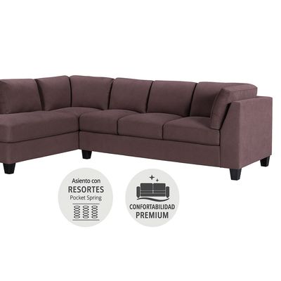 Imagen 2 del producto Sofá Seccional Benjamín Izquierdo 4 Cuerpos