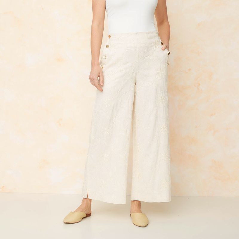 S COCCI - Pantalón Básico Tiro Alto Mujer S.Cocci