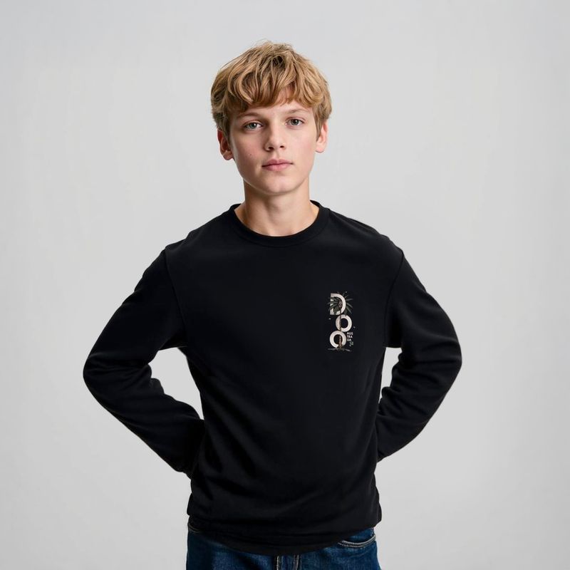 DOO AUSTRALIA - Polera Algodón Niño Manga Larga Doo Australia