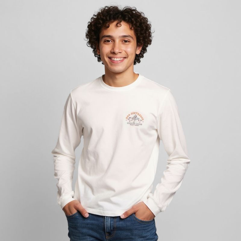 DOO AUSTRALIA - Polera Algodón Niño Manga Larga Doo Australia