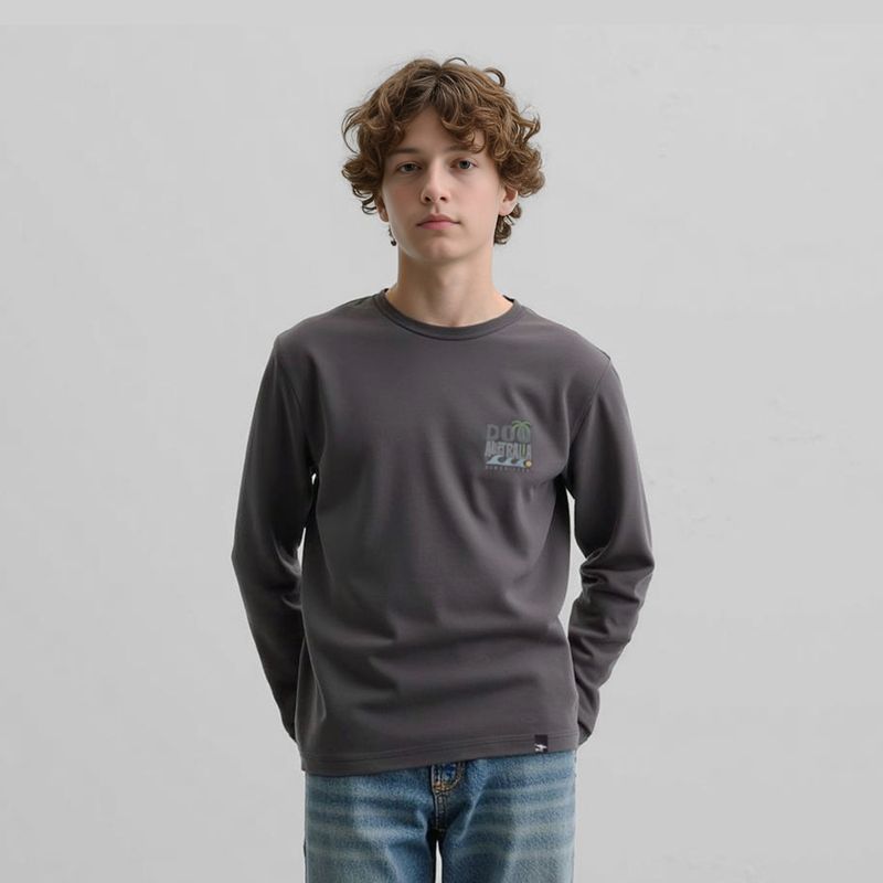 DOO AUSTRALIA - Polera Algodón Niño Manga Larga Doo Australia