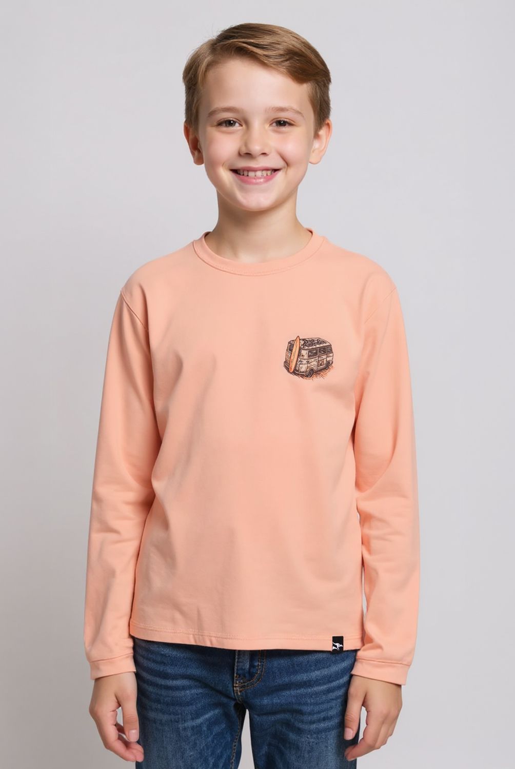 DOO AUSTRALIA - Polera Algodón Niño Manga Larga Doo Australia