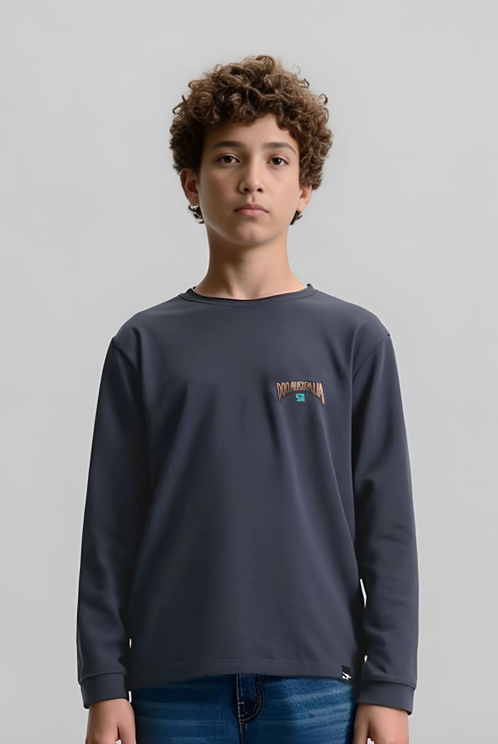 DOO AUSTRALIA - Polera Algodón Niño Manga Larga Doo Australia