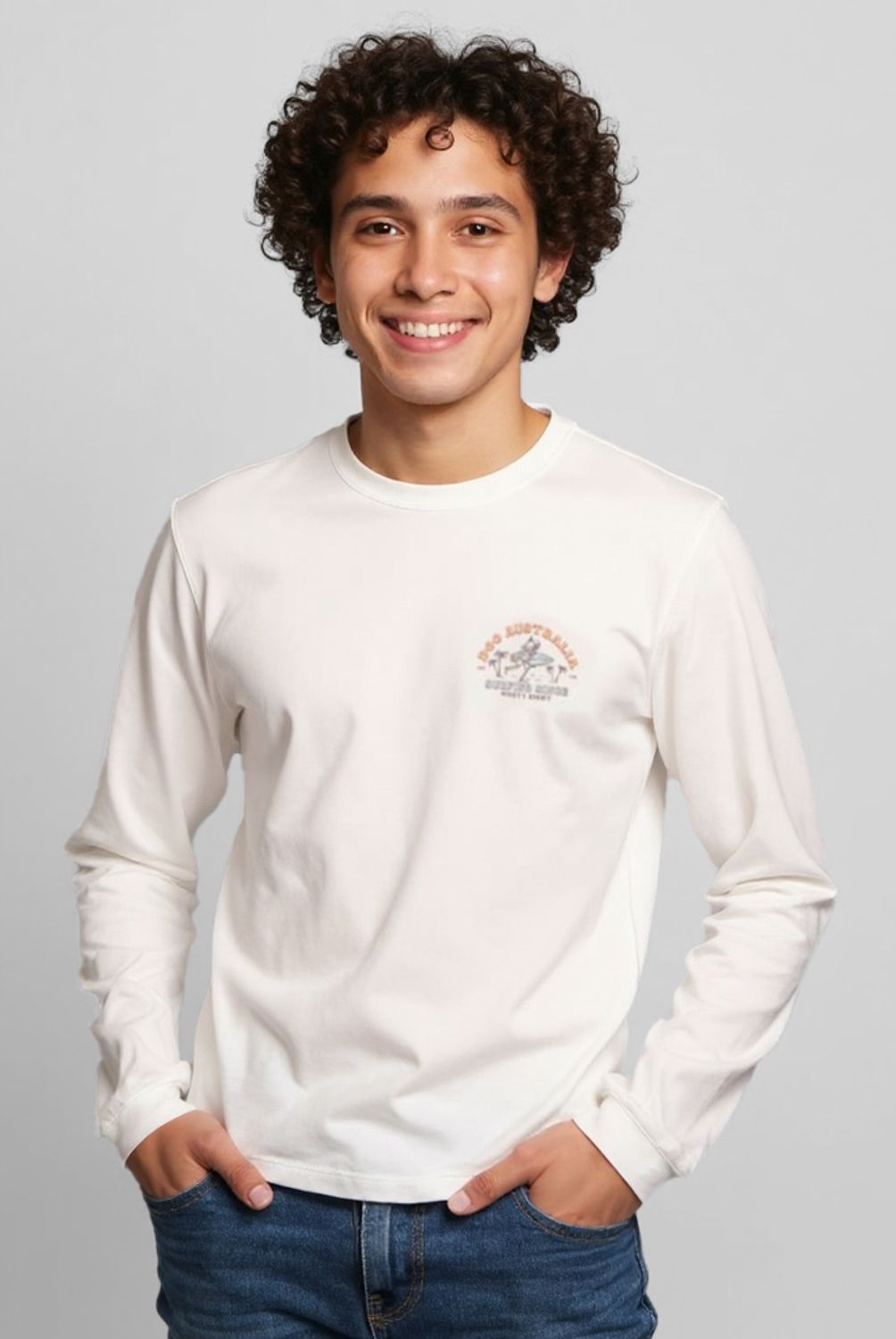 DOO AUSTRALIA - Polera Algodón Niño Manga Larga Doo Australia