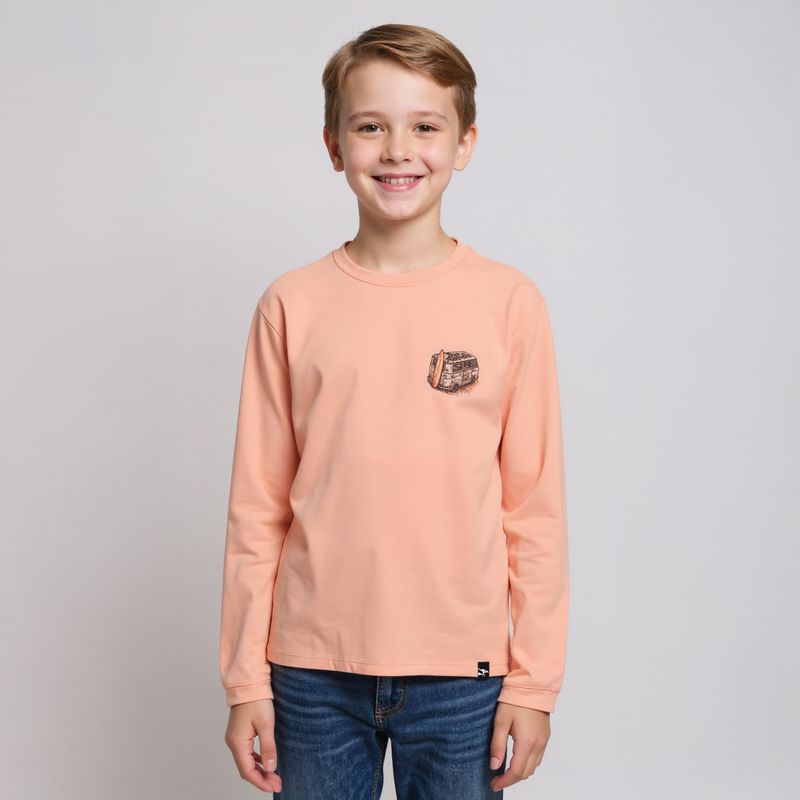 DOO AUSTRALIA - Polera Algodón Niño Manga Larga Doo Australia