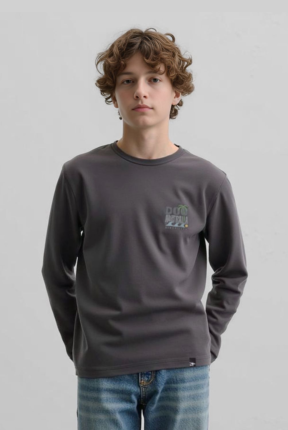 DOO AUSTRALIA - Polera Algodón Niño Manga Larga Doo Australia