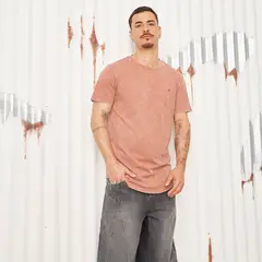 AMERICANINO - Polera Manga Corta Algodón Hombre