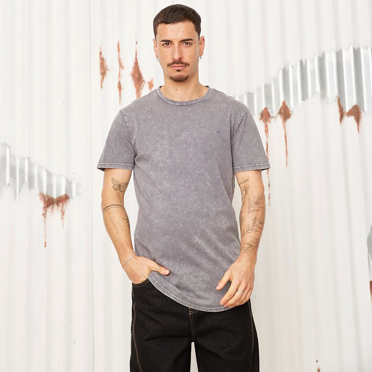 AMERICANINO - Polera Manga Corta Algodón Hombre Americanino