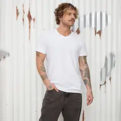 AMERICANINO - Polera Manga Corta Algodón Hombre