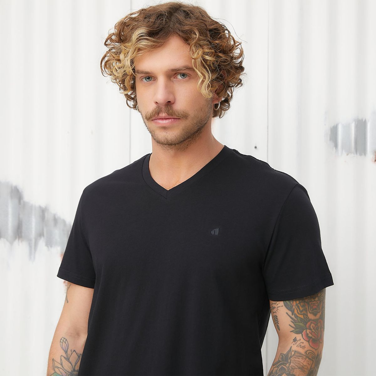 AMERICANINO - Polera Manga Corta Algodón Hombre Americanino