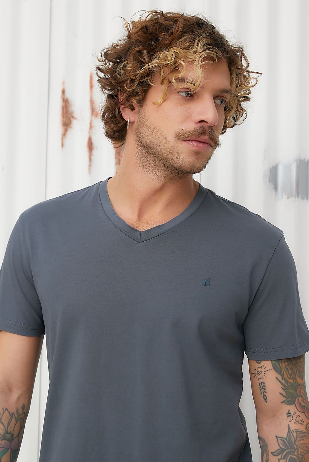 AMERICANINO - Polera Manga Corta Algodón Hombre Americanino