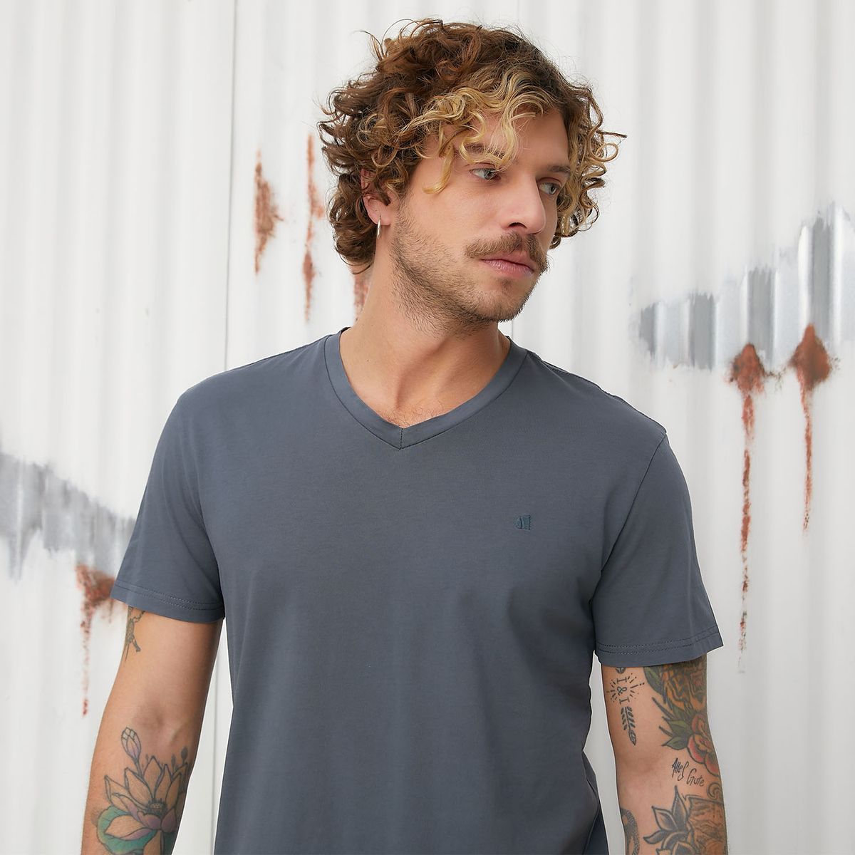 AMERICANINO - Polera Manga Corta Algodón Hombre Americanino