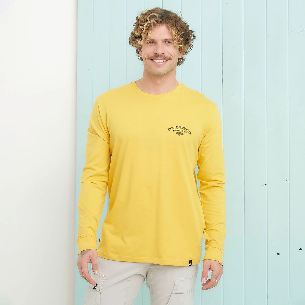 DOO AUSTRALIA - Polera Manga Larga Hombre Doo Australia
