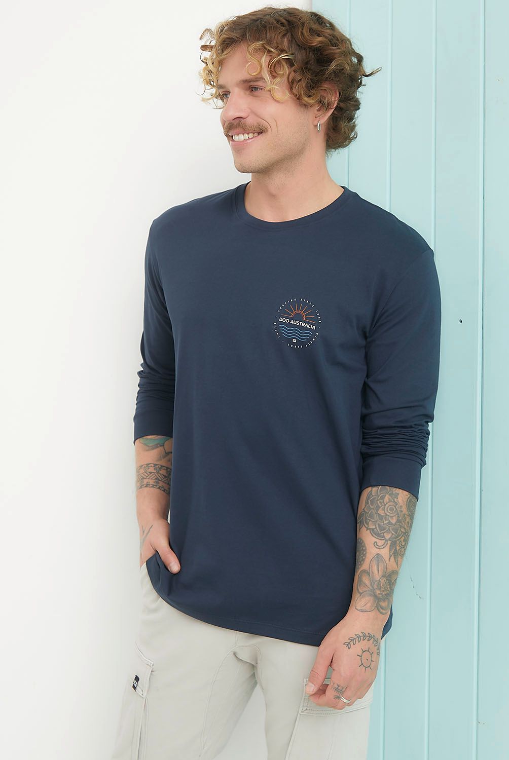 DOO AUSTRALIA - Polera Manga Larga Hombre Doo Australia