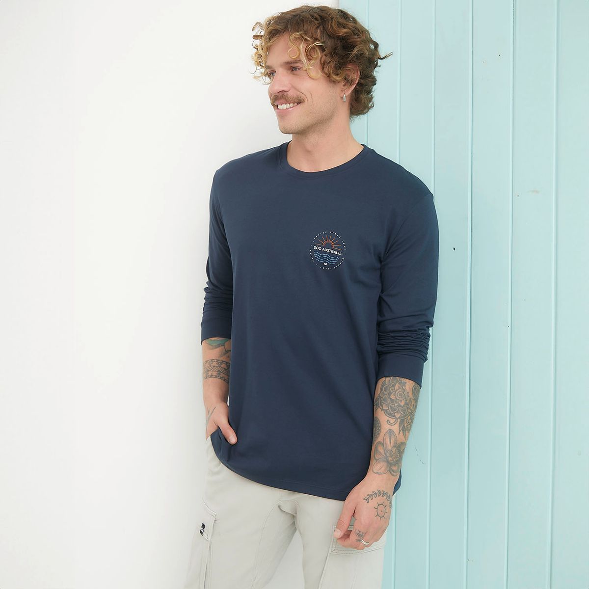 DOO AUSTRALIA - Polera Manga Larga Hombre Doo Australia