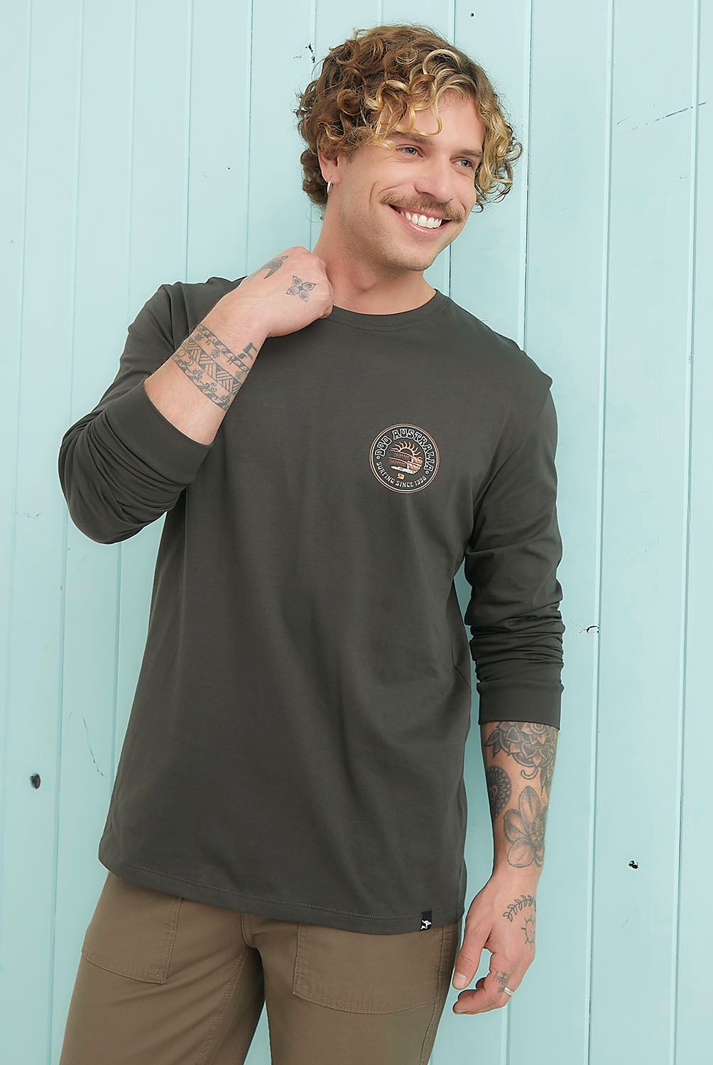 DOO AUSTRALIA - Polera Manga Larga Hombre Doo Australia
