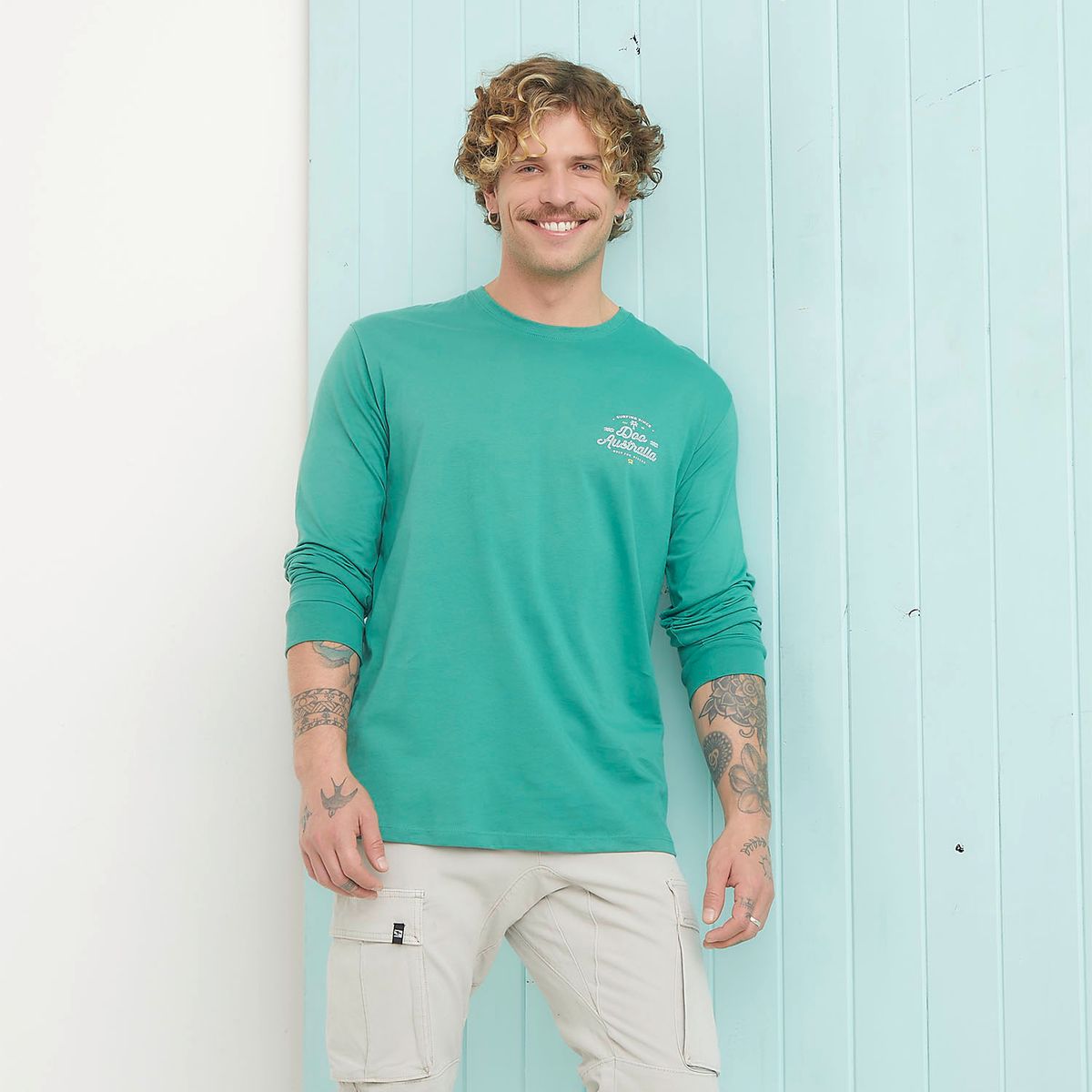 DOO AUSTRALIA - Polera Manga Larga Hombre Doo Australia