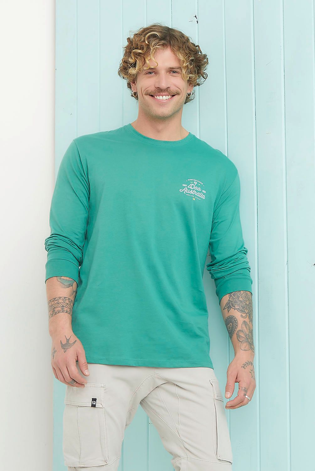 DOO AUSTRALIA - Polera Manga Larga Hombre Doo Australia