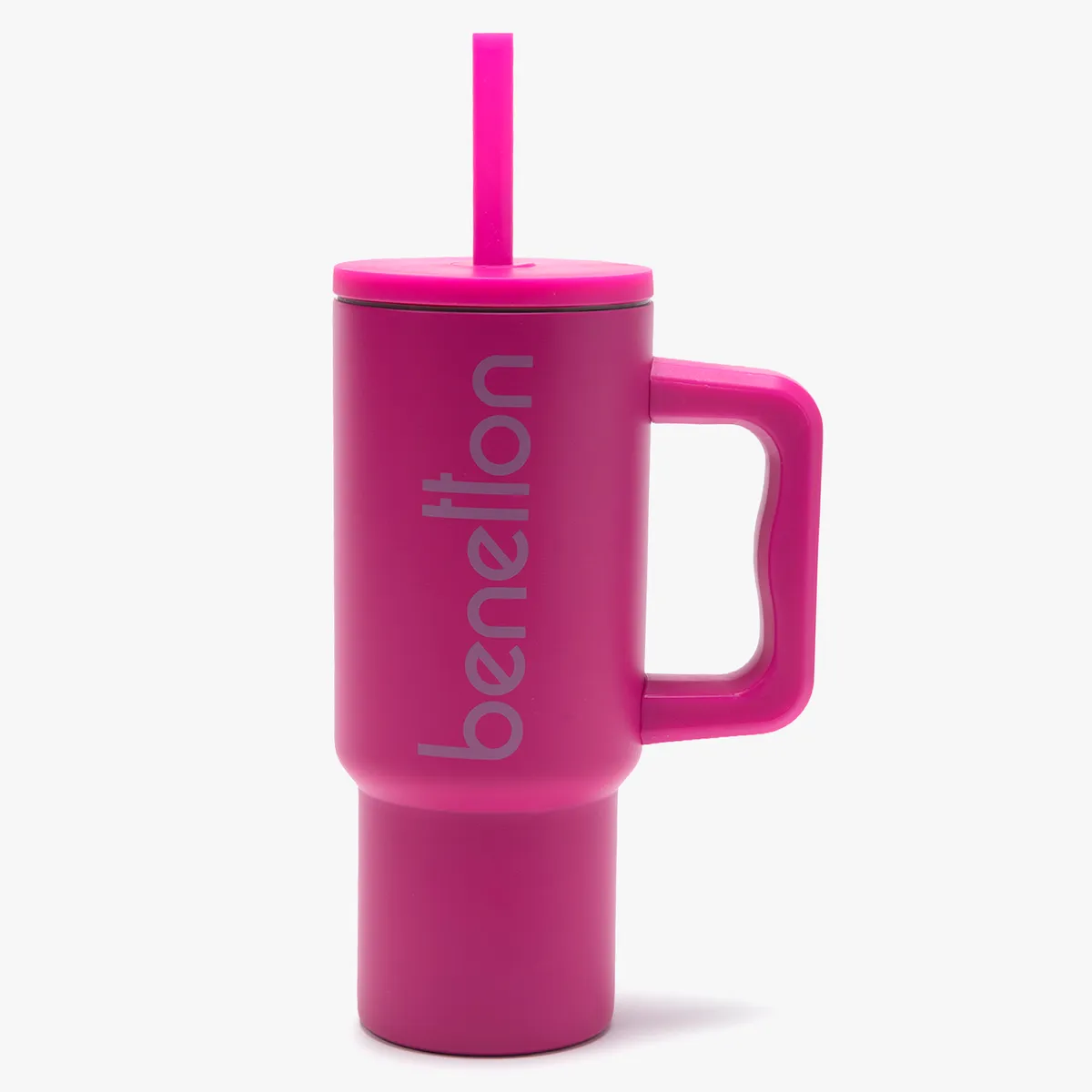 BENETTON - Vaso Térmico 720 ml Acero Rosado Inoxidable Benetton