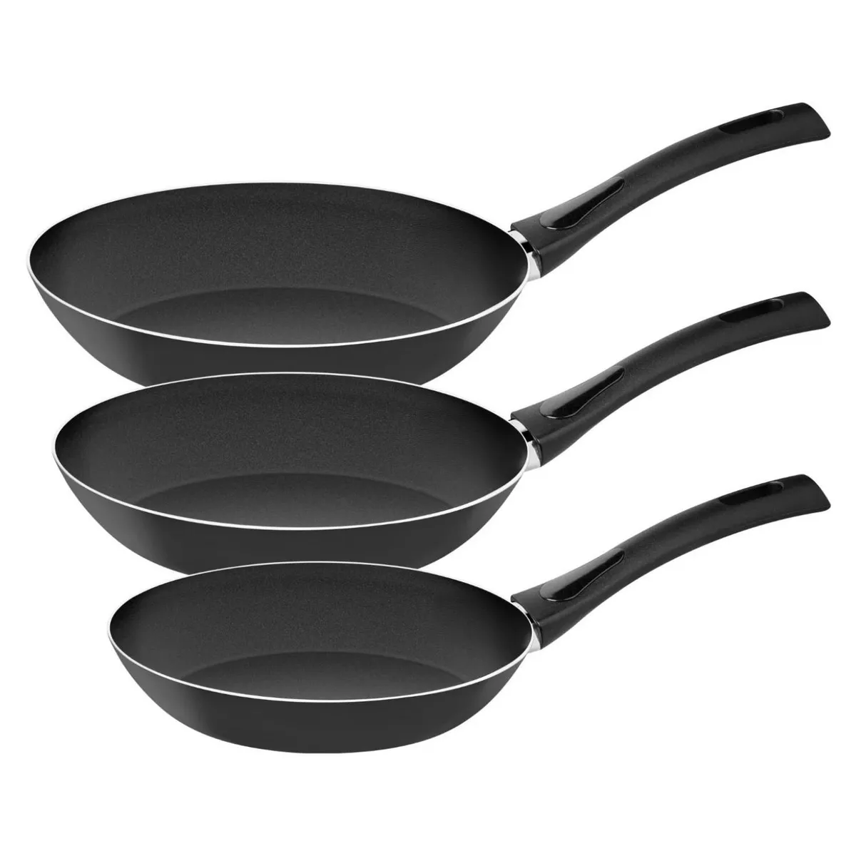 TRAMONTINA - Set 3 Sartenes 20/24/26 cm Antiadherente Tramontina
