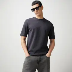 BASEMENT - Polera Manga Corta Algodón Hombre
