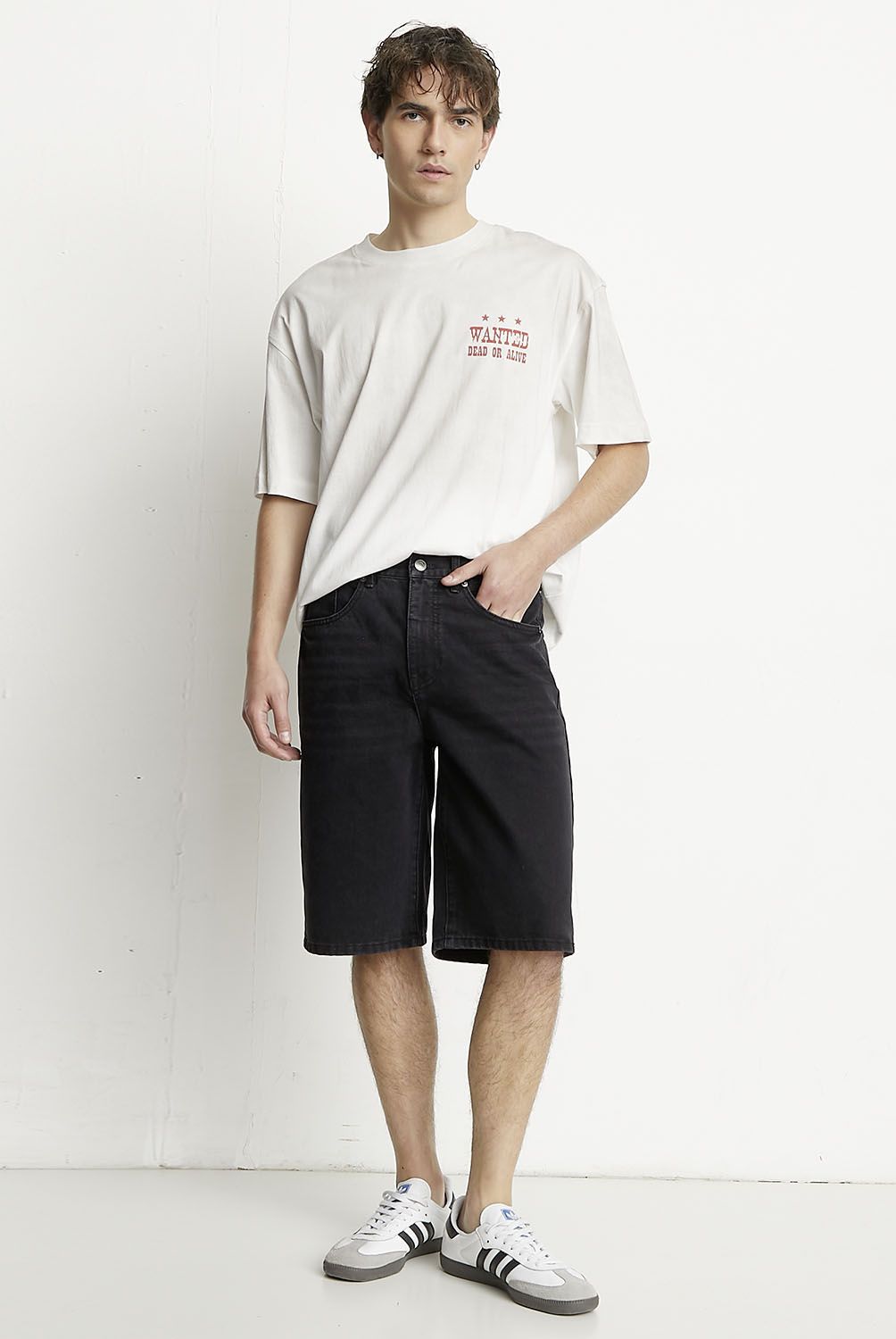 BASEMENT - Short Bermuda Cargo Fit Algodón Hombre Basement