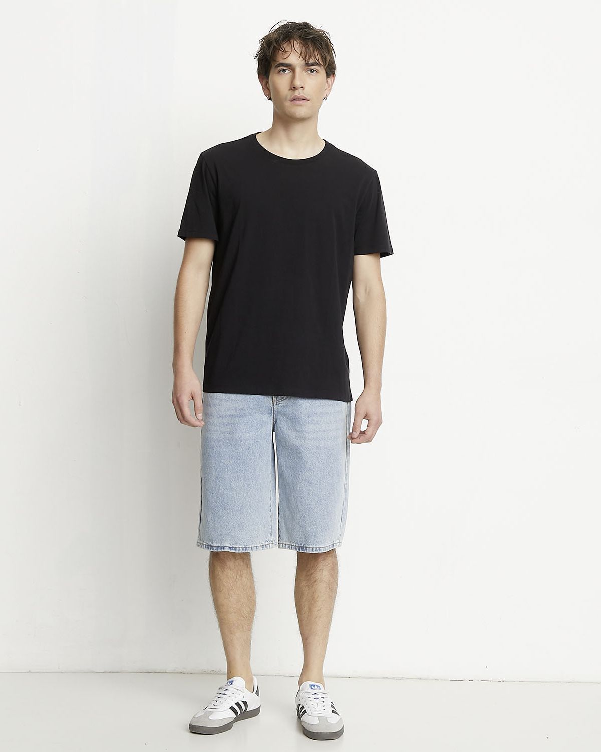 BASEMENT Short Bermuda Baggy Fit Algodón Hombre Basement